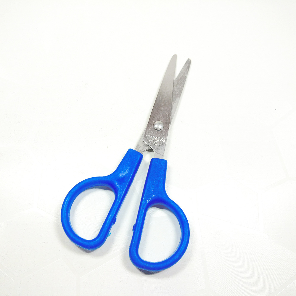 低价批发学生diy手工剪刀 塑料把儿童安全剪刀 剪纸美工 小剪刀