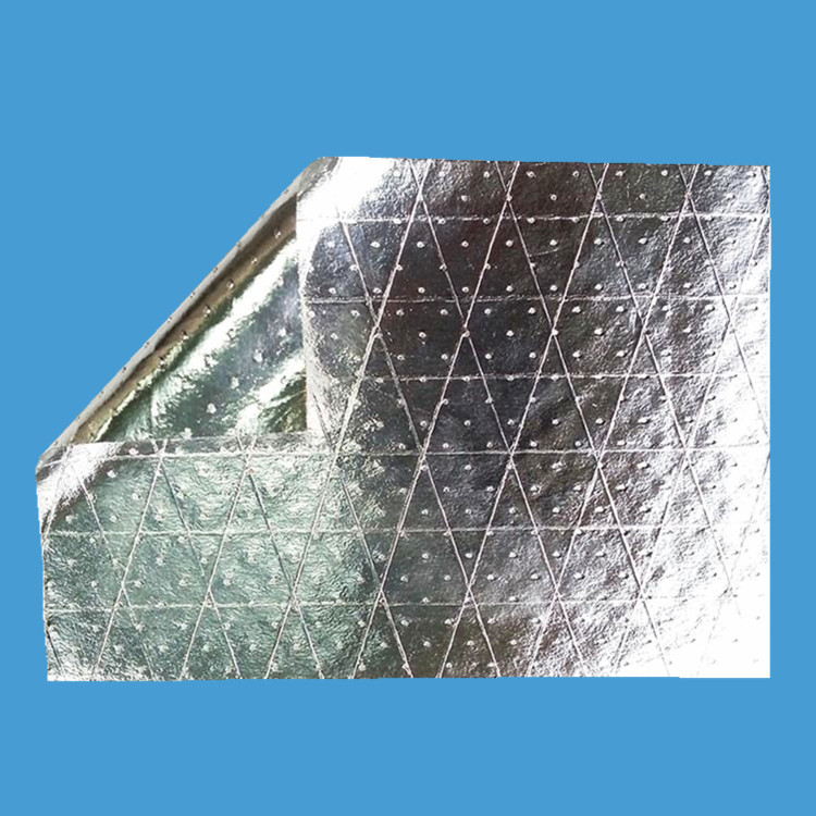 厂家直销 fsk-1004h-11 双面铝箔夹筋(压花) 双面压花铝箔纸