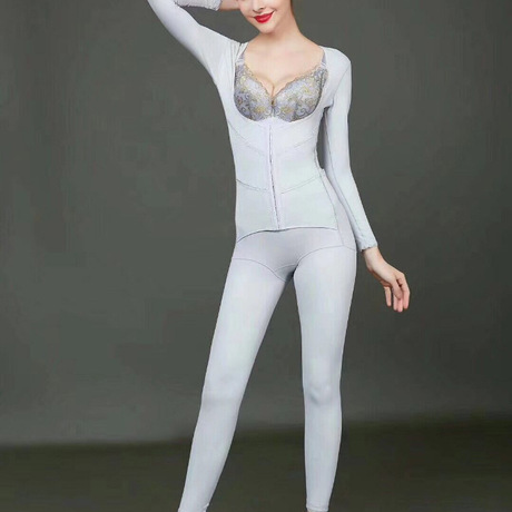 2019春夏新款后脱式塑身连体衣 收腹瘦身美体衣