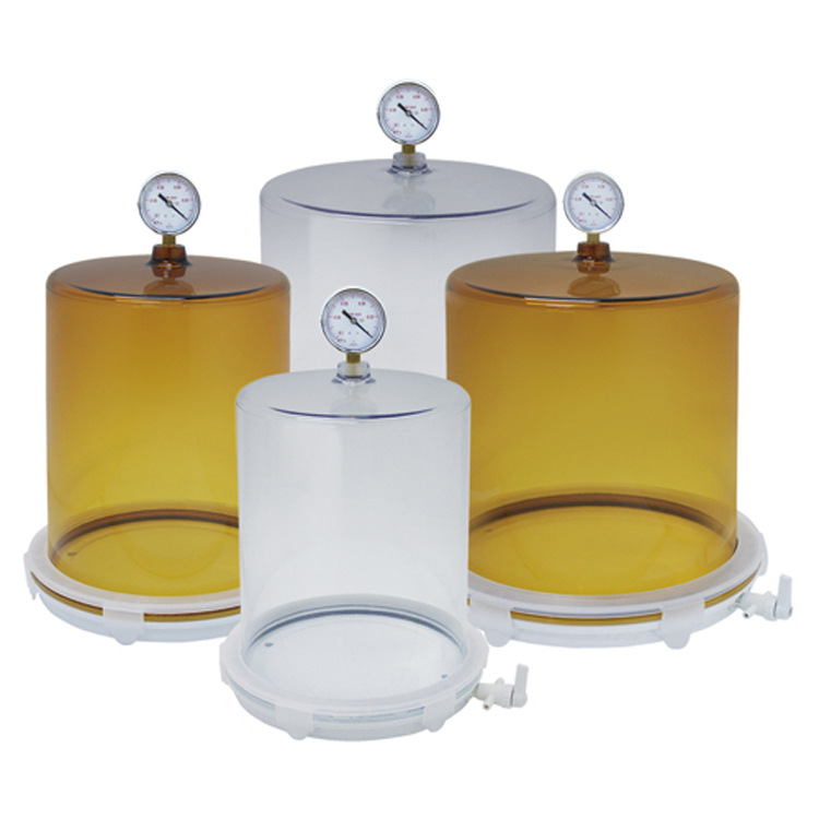 供应棕色真空干燥器 25升聚碳酸酯小型空气干燥器 防潮柜