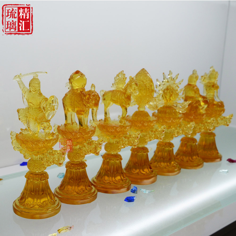 佛教用品批发厂家 琉璃佛教七珍宝 七政宝 轮王七宝 密宗佛具