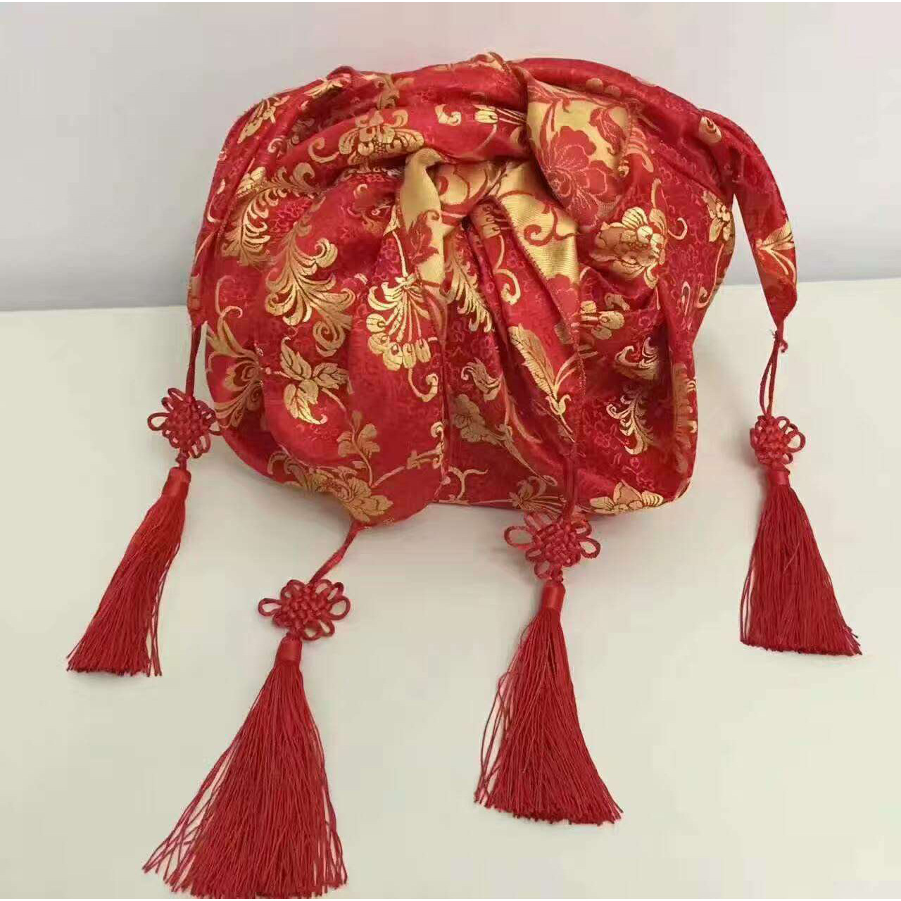 婚庆用品包袱婚礼结婚鸳鸯刺绣红包袱皮新娘人嫁妆喜盆龙凤包裹布