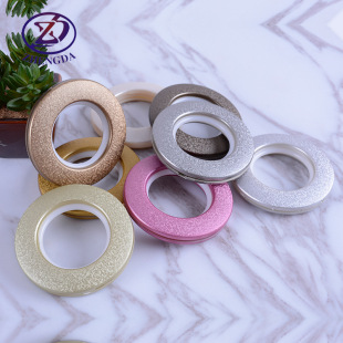 正大 平面磨砂纳米艺术圈 窗帘环罗马圈 新款aps艺术圈圈打孔环