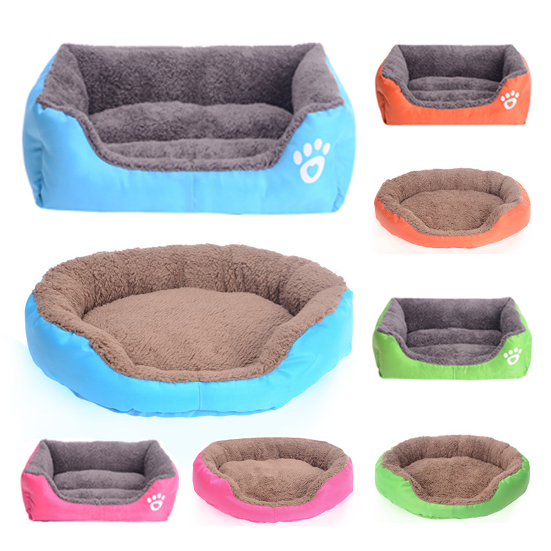 Doghouse Cathouse Candy-Colored Cat Bed Dog Bed Pet Bed Winter Warm Pet Bed Mat Pet Cross-Border Direct Supply