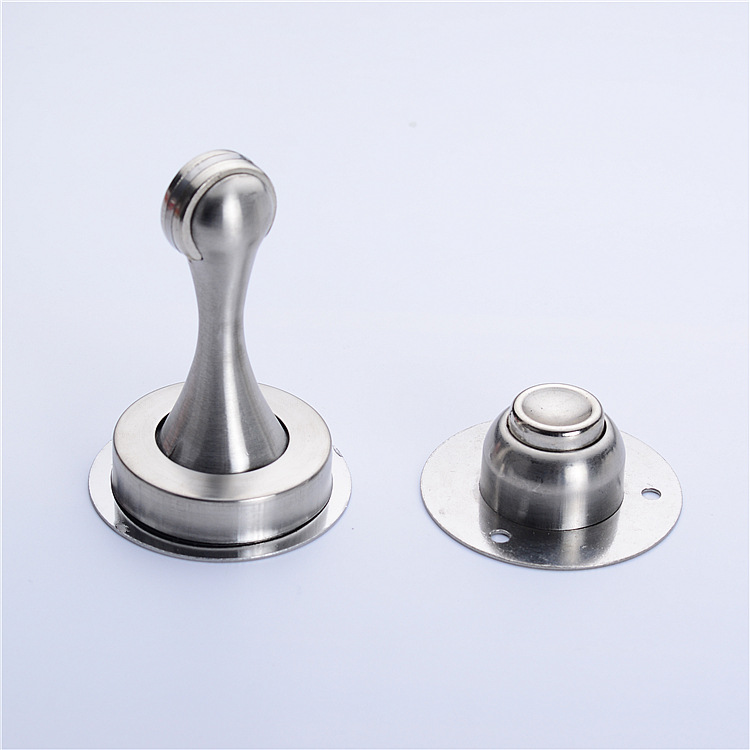 不锈钢门吸免打孔门吸免安装贴胶门吸墙吸强磁地吸防盗门门吸两用