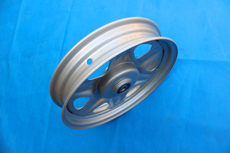 电动三轮车前轮毂300-12钢圈3.00-12铁圈350-12前铁轮不带刹车窝