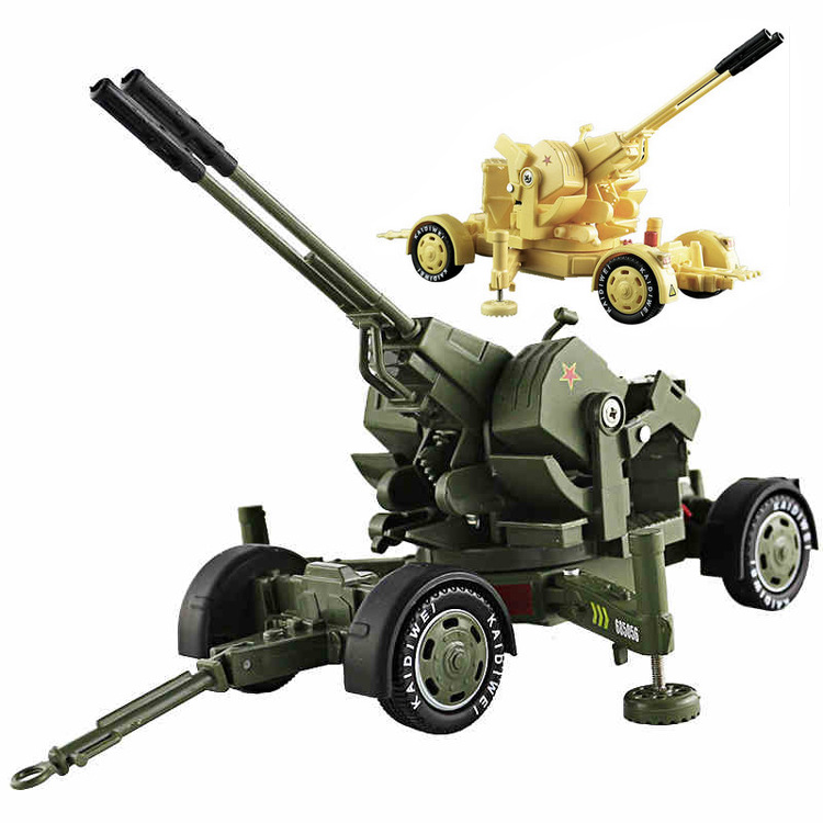 儿童玩具凯迪威军事系列合金高射炮装甲车防空炮弹车模型685056
