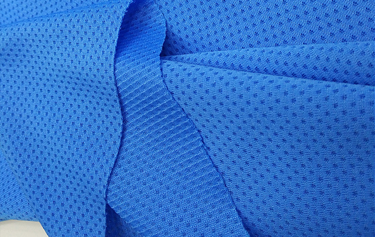 全涤爽宜网 休闲运动服针织面料 吸湿速干透气t恤布料 现货供应