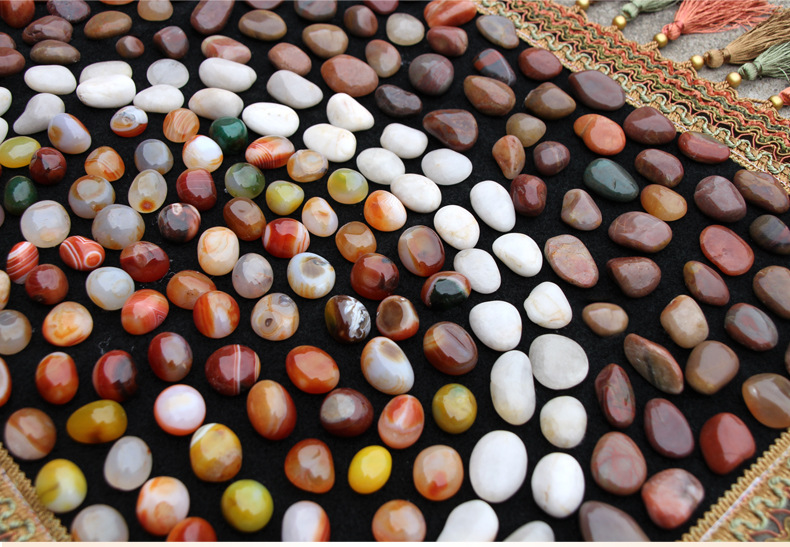 天然高端雨花石鹅卵石足底按摩垫送礼品脚底足疗走毯指压板石子路