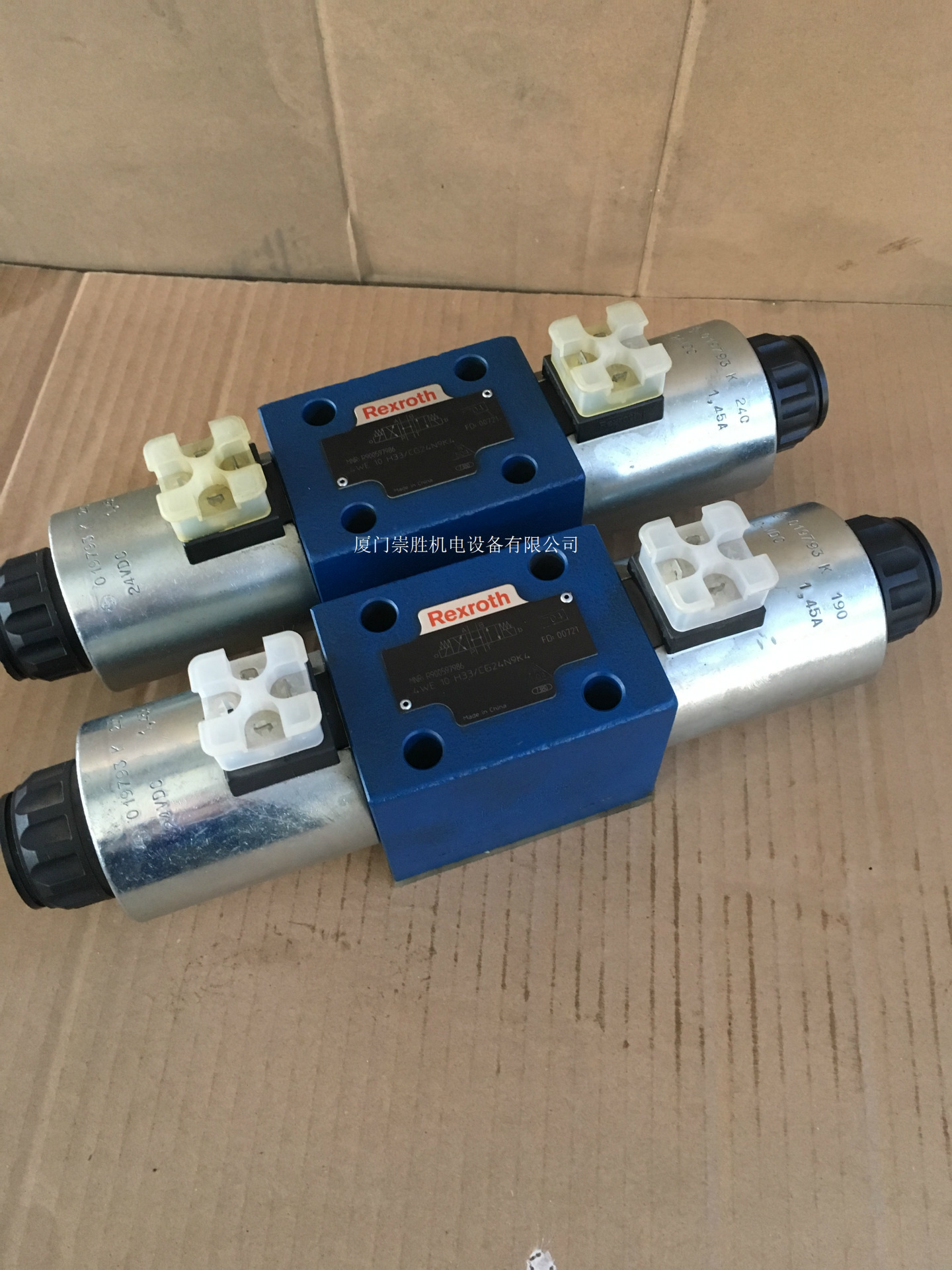 力士乐液压电磁阀4we10j33/cg24n9k4力士乐电磁换向阀德国力士乐