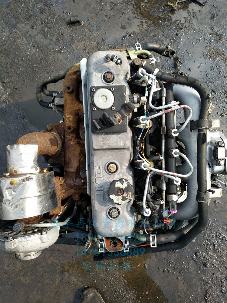 五十铃柴油机陆风竞技者江铃宝典庆铃天皇4jb1 2.8排量皮卡发动机