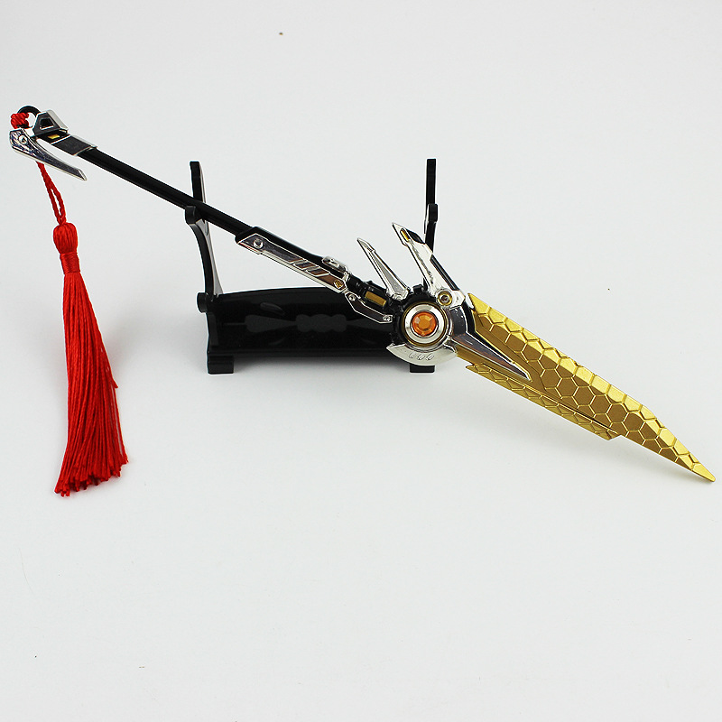 王者周边 韩信逐梦之影白龙吟国士无双长枪 送刀架22厘米武器