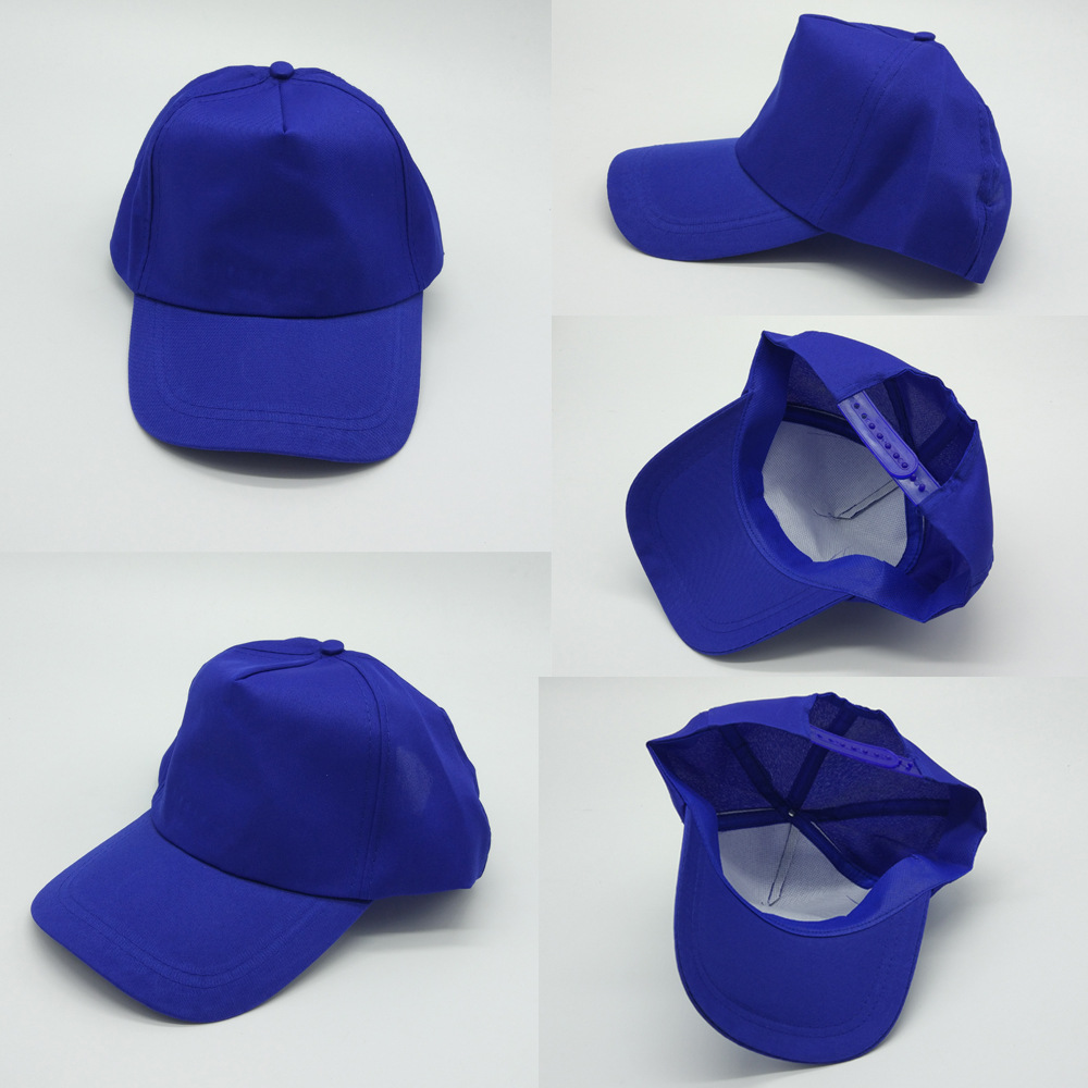 空白广告帽子工帽印字旅游志愿者帽鸭舌帽棒球帽批发厂家定logo