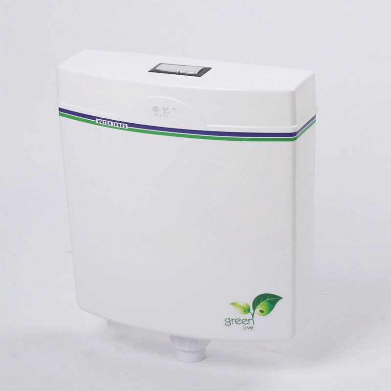 蹲便器水箱厕所双按静音冲水箱家用卫生间蹲坑马桶水箱