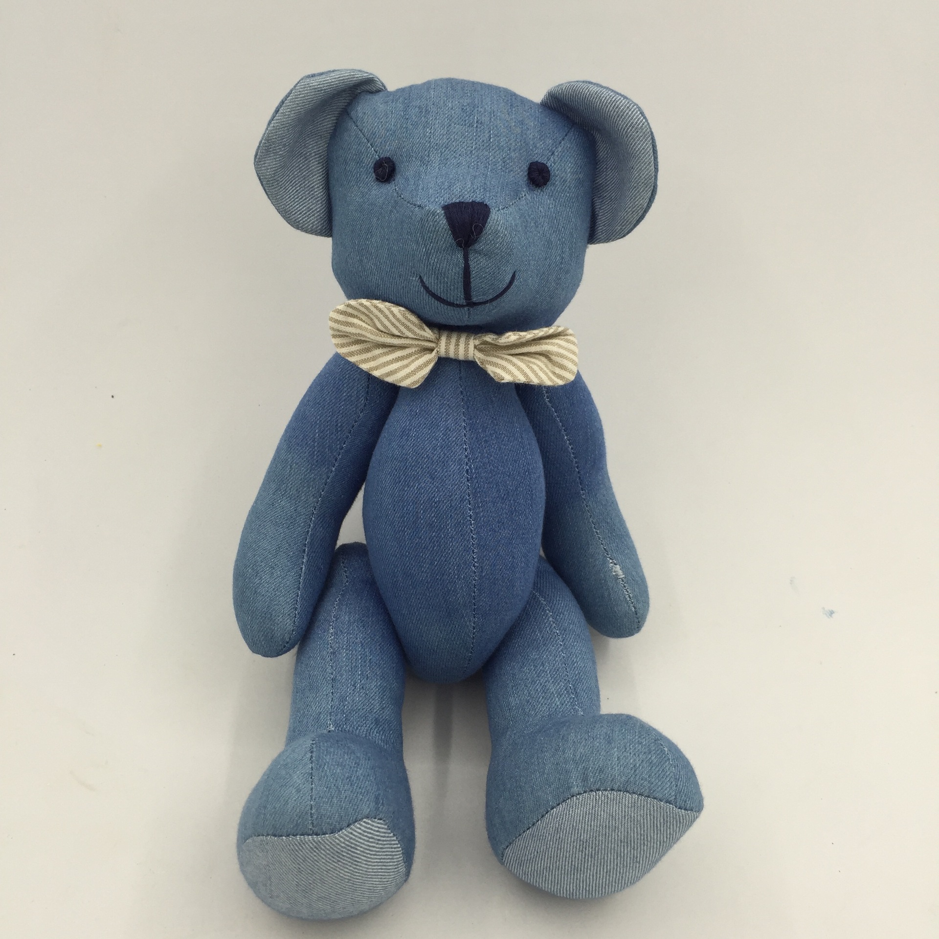 批发外贸出口新款造型熊仔布玩偶 关节熊卡通毛布玩具公仔定制