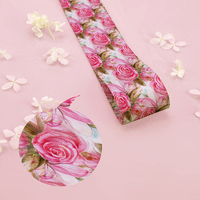 材料印花丝带双面花纹缎带宽丝带厚发饰头饰韩国丝带diy配件