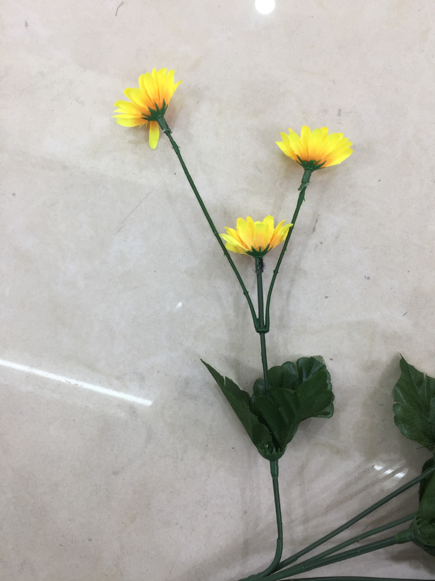 21头迷你向阳雏菊 欧式仿真雪花小雏菊 头磨毛小雏菊