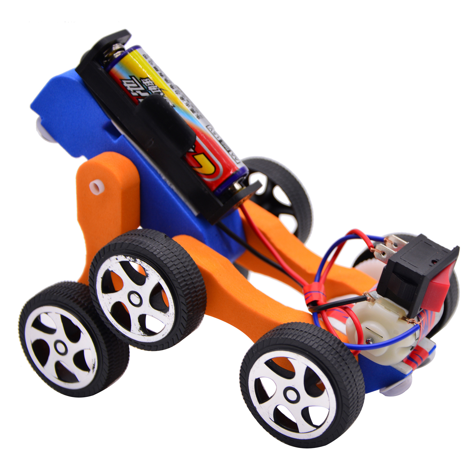 "银河战士"变形车 车模科教玩具 科技小制作小发明 手工课作业