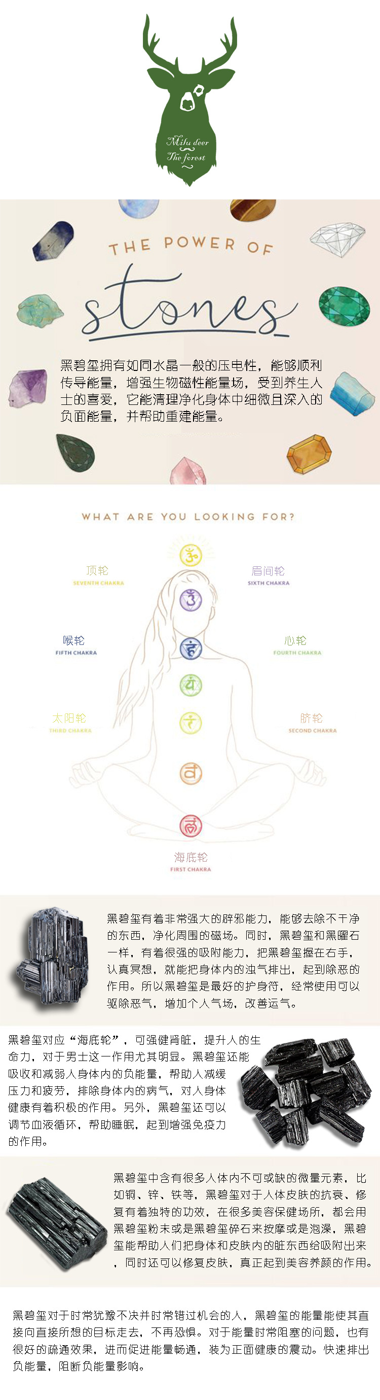 天然水晶黑碧玺原石原矿排浊气病气电气石摆件海底轮