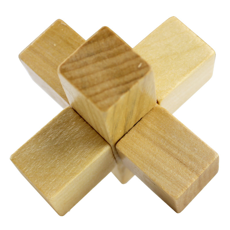 成人木制益智玩具 古典玩具 孔明锁鲁班锁 拆装解锁好汉锁批发