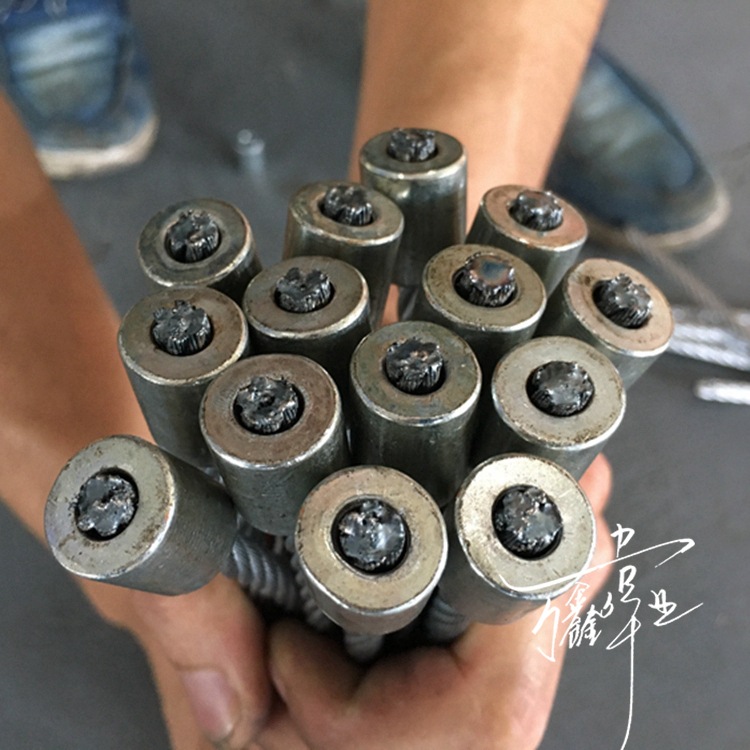 wbrd系列直供全自动钢丝绳万鑫伟业/wxwy定尺熔断穿套压套一体机