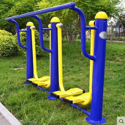 河北乐动体育厂家生产校园公园社区户外健身器材地埋式双人漫步机