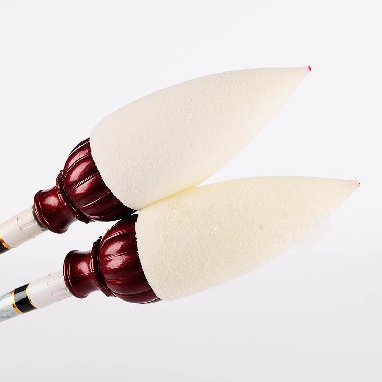 包花新款耐磨海绵笔头地书笔/广场笔水写笔大毛笔健身笔