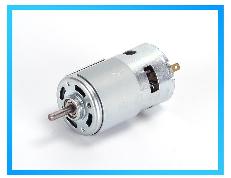 795风扇马达 大功率大扭矩 微型直流电机双滚珠轴承12-24v高转速