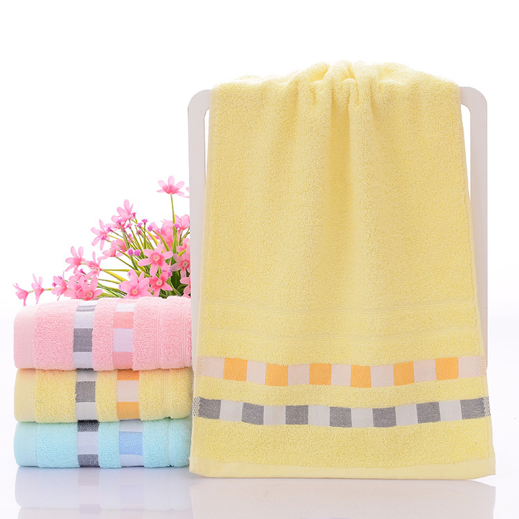 Gao Yang Towel Factory Direct Supply Pure Cotton Adult Supermarket Supply Absorbent Soft Supermarket Wholesale Logo Jacquard Towel