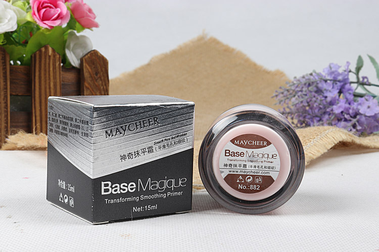 美妆美茜儿抹平霜 毛孔隐形霜 猪油膏 妆前乳打底霜882 一件代发