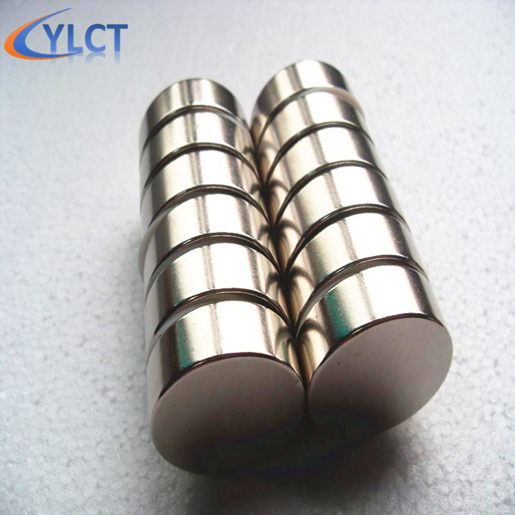 磁铁厂定做铷铁硼吸铁磁led磁柱n52镀镍强力磁钢 量大从优