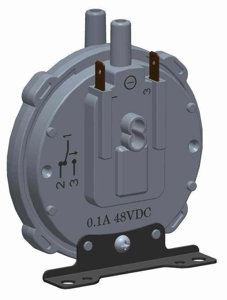 燃气壁挂炉用款风压开关北方煤改气推荐配件塑料圆形风压开关