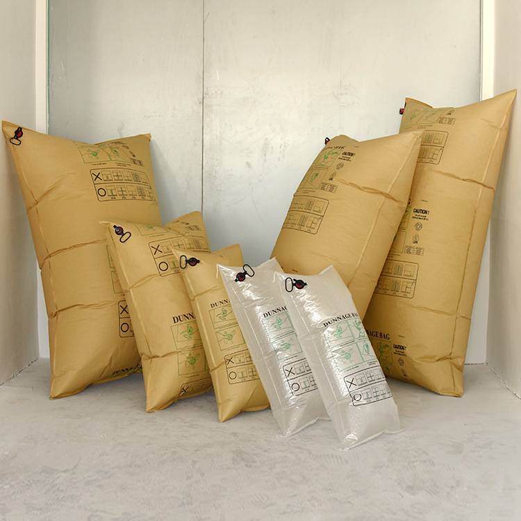 厂家供应缓冲充气袋填充袋 牛皮纸 货柜气柱袋pp气泡袋批发