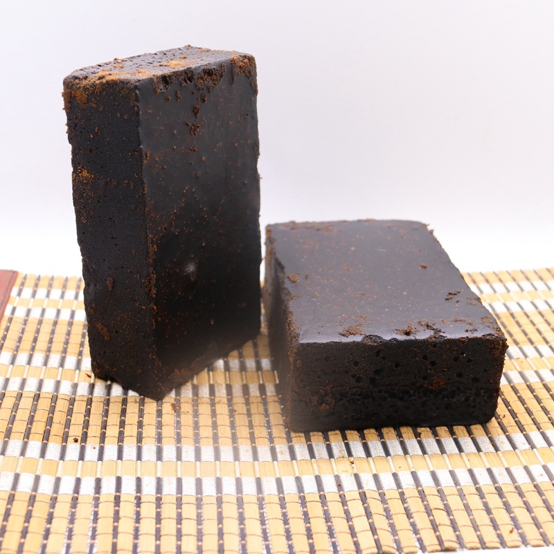 云南黑糖老红糖黑砖糖 古法熬制 大块砖糖酵素原料产地批发