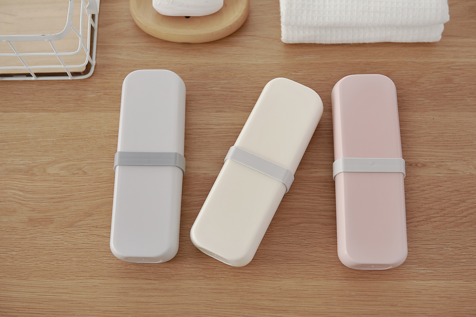 陌么生活创意旅行牙刷盒 便携式牙具盒洗漱杯牙刷牙膏收纳盒