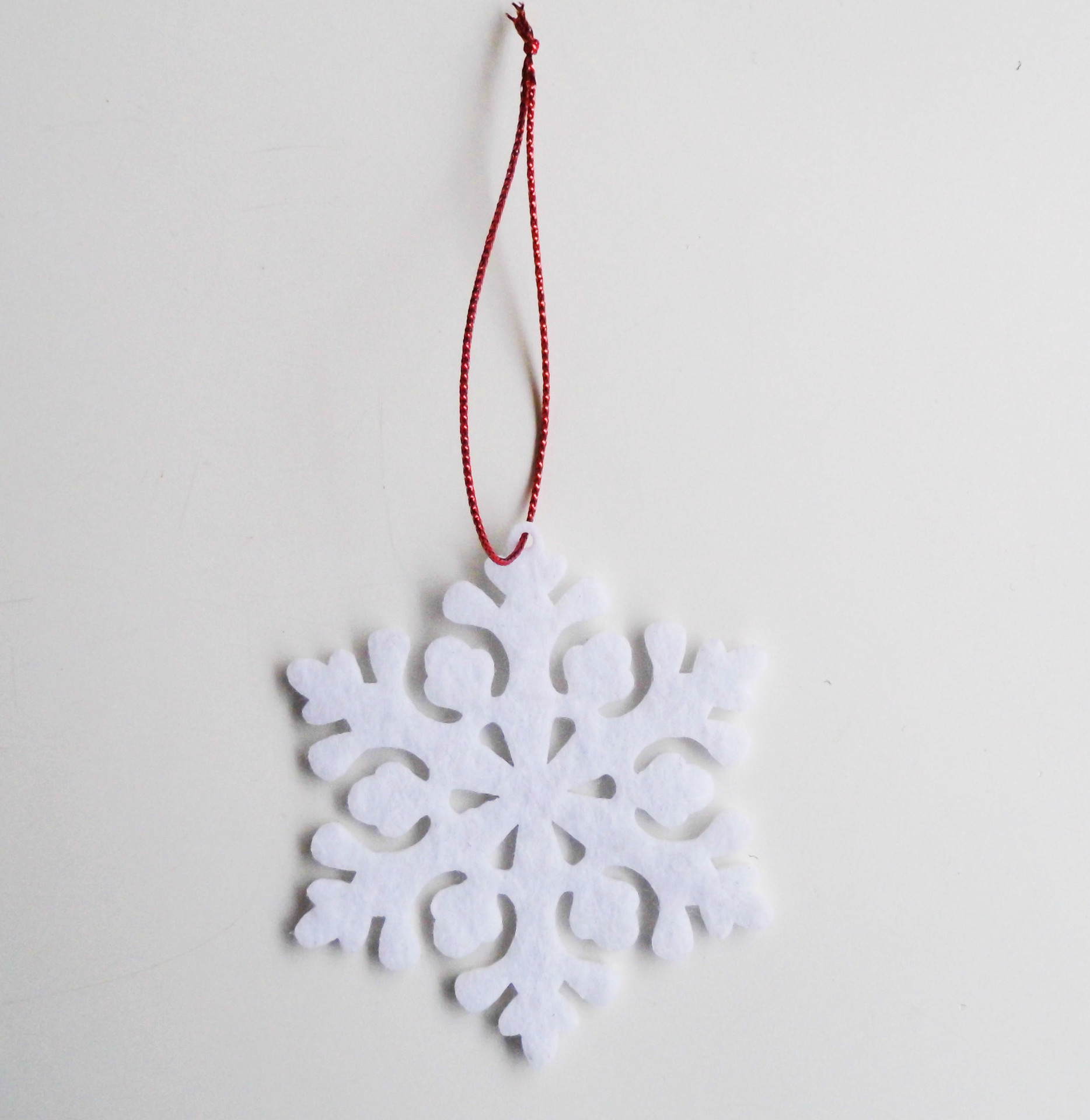 厂家直销无纺布圣诞节圣诞装饰雪花挂件 定制圣诞用品雪花挂饰