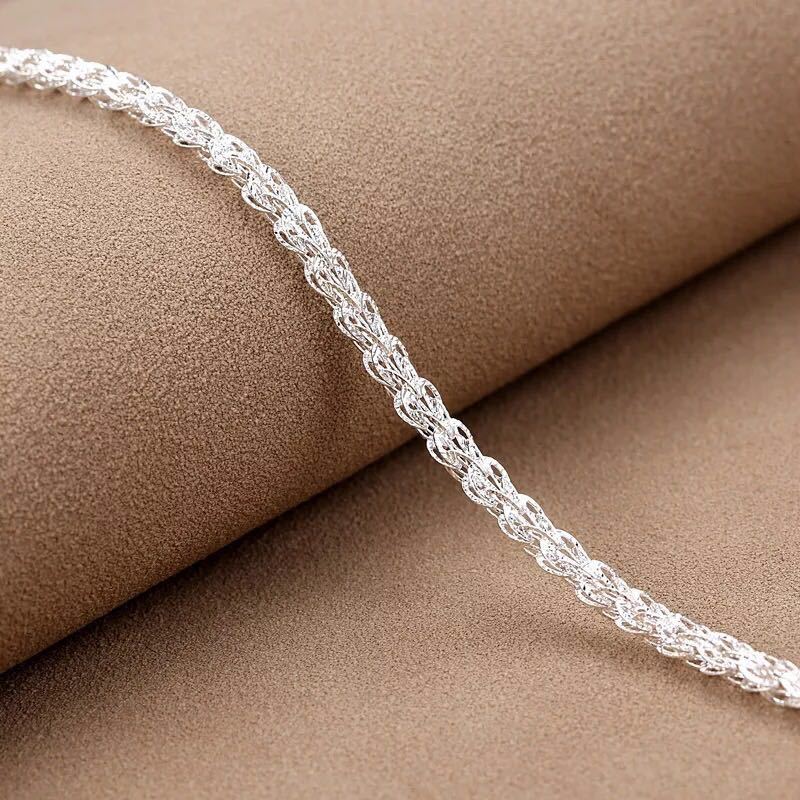 银佳银饰 足银990 纯银凤尾手链女民族风简约时尚 厂家直销