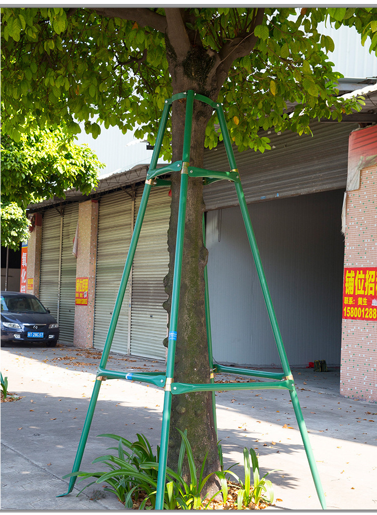 园林苗木支撑杆树木防倒五金架公路工程铁管铁撑中山厂家生产直销