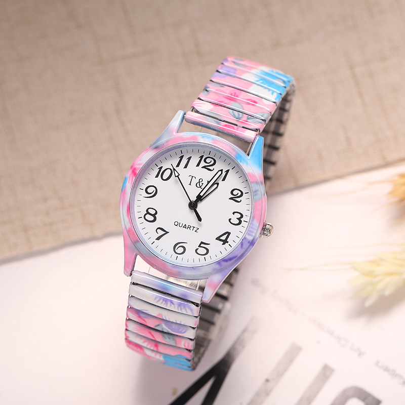 新款热销彩色表百搭石英表欧美时尚腕表商务礼品-厂家批发直销