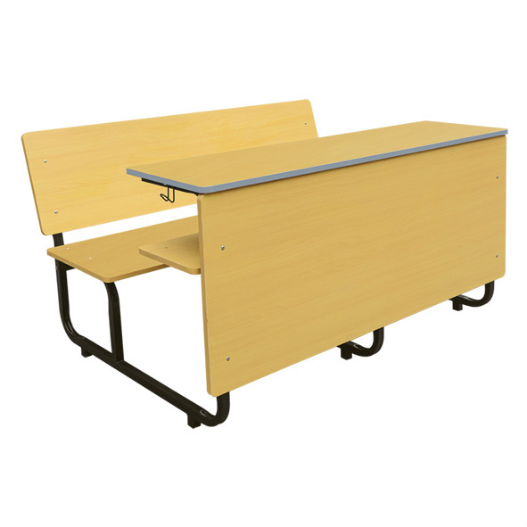 可定制双人连体学校学生课桌椅培训桌辅导班外贸课桌椅