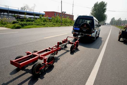 lxbp—5型公路连续式八轮平整度仪, 天津庆达