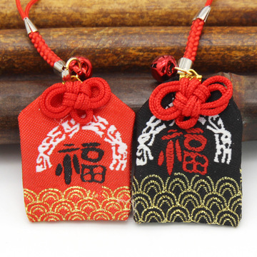 日式祈福御守小挂件 开运报福平安符开运香包车挂日本定制批发