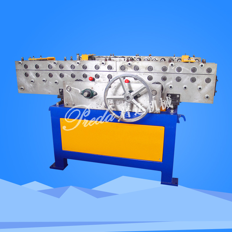 【普达机械】双联动共板法兰机 风管五线双机共板法兰机成型机