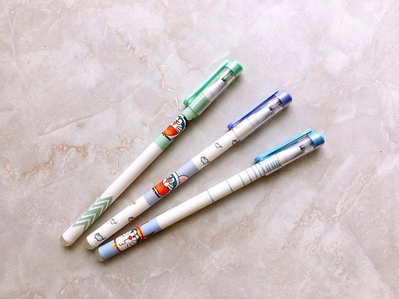 奥德美可擦笔批发 学生摩易热可易擦笔0.38 0.5可擦中性笔 摩磨乐