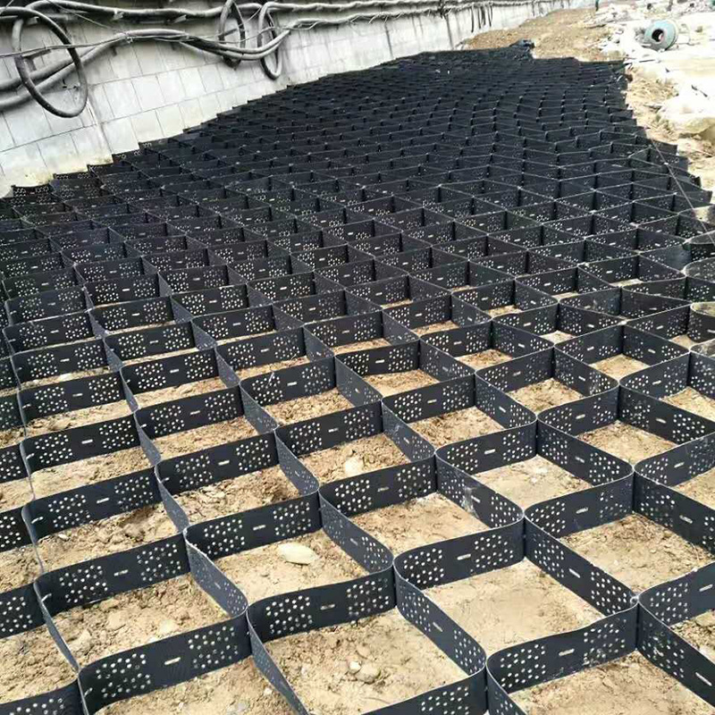 现货批发蜂巢土工格室公司热销 蜂巢格室公路护坡用土工格室