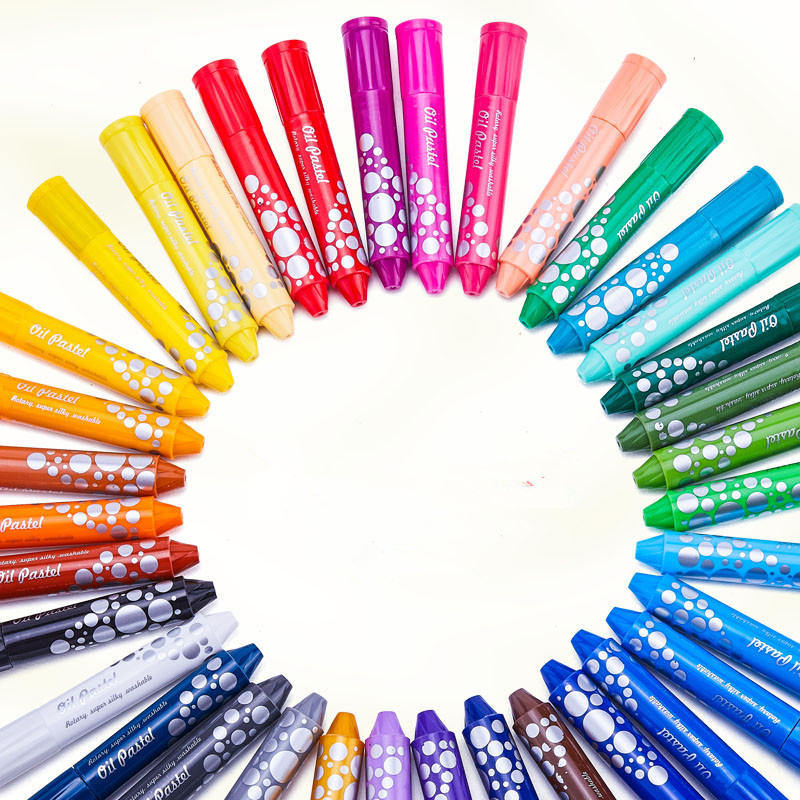 特价包邮炫彩棒水溶性12色24色36色 创意儿童绘画可水洗涂鸦彩笔