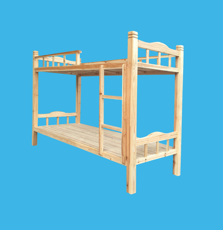 厂家批发 松木上下铺 学生双层床 木质高低床 员工宿舍高低床批发