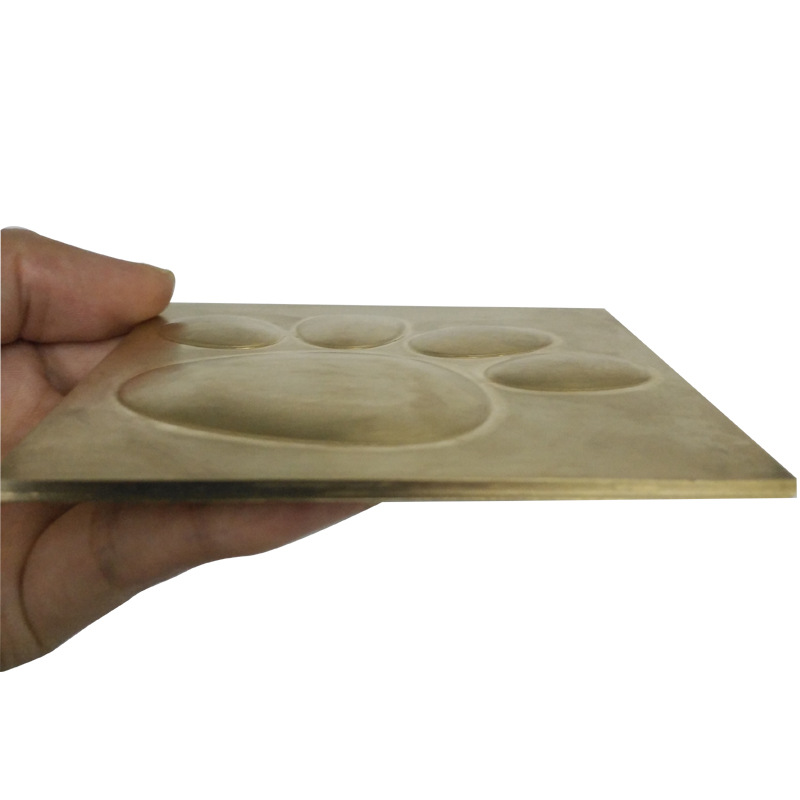 定制铜版 雕刻铜模 地板砖门面装饰 图案文字 标志logo浮雕版制作