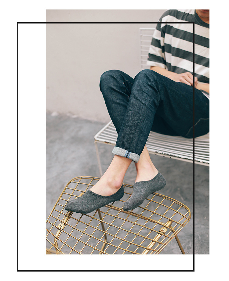 四季纯棉薄款浅口船袜女士硅胶防滑豆豆鞋男女情侣袜隐形袜短袜