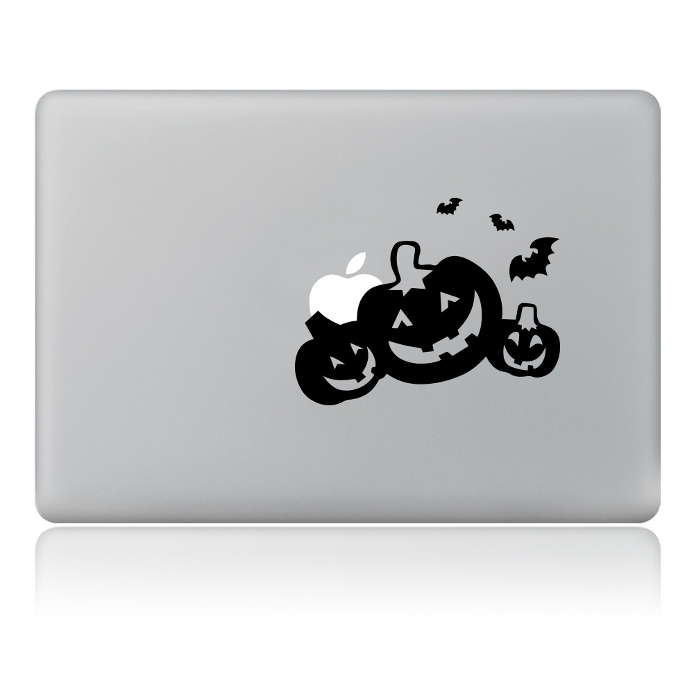 苹果笔记本电脑 macbook 纯色局部贴 个性 创意 卡通 笔记本贴纸